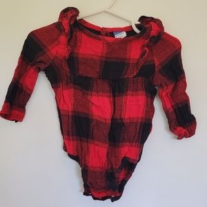 Old Navy 3-6m soft flannel onesie